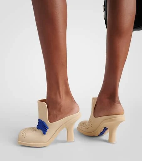 Burberry Highland rubber mules 4