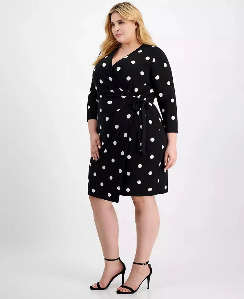 Anne Klein Plus Size Classic Wrap Dress 3