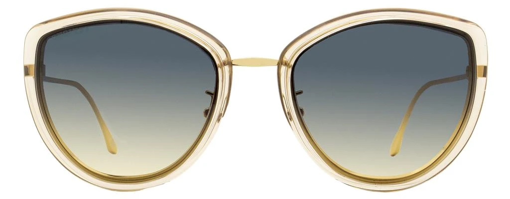 Longines Longines Women's Butterfly Sunglasses LG0010H 72W Champagne/Gold 56mm 2