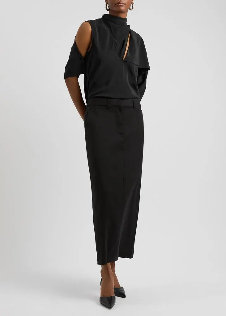 Helmut Lang Silk crepe de chine blouse 4