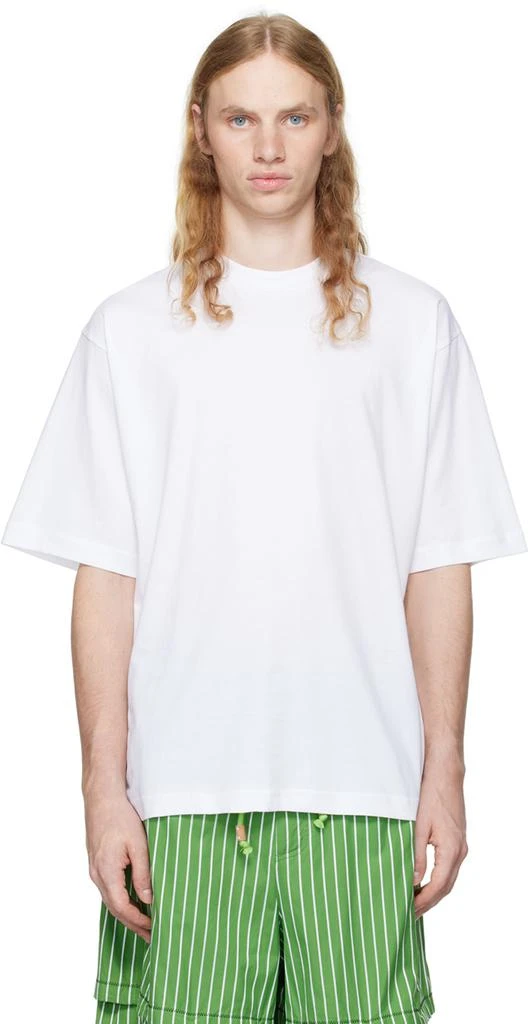 Marni Three-Pack White 'Marni' Mending T-shirts 1