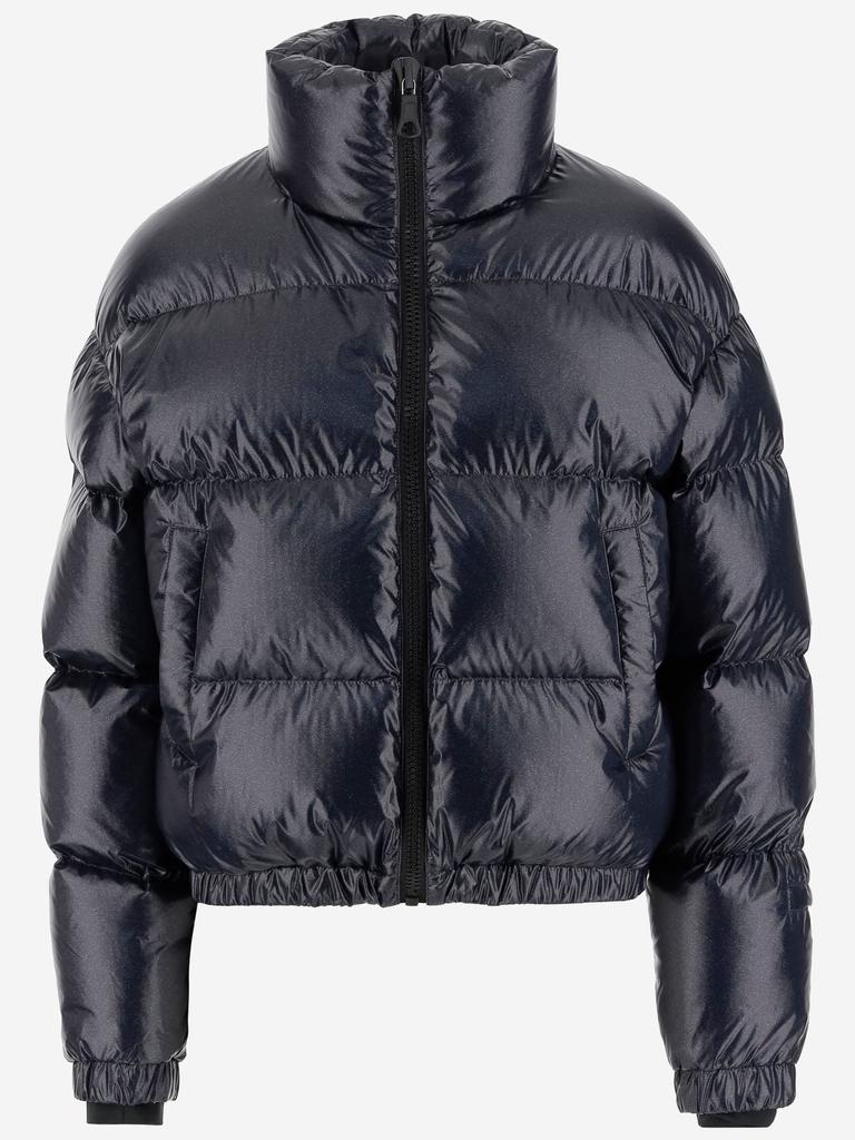 Our Legacy Black Cropped Inhale Puffa Down Jacket - Coats