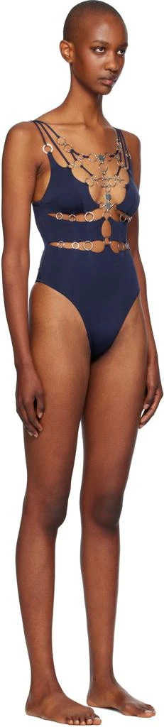 L'Agent by Agent Provocateur Navy Davine Swimsuit 2