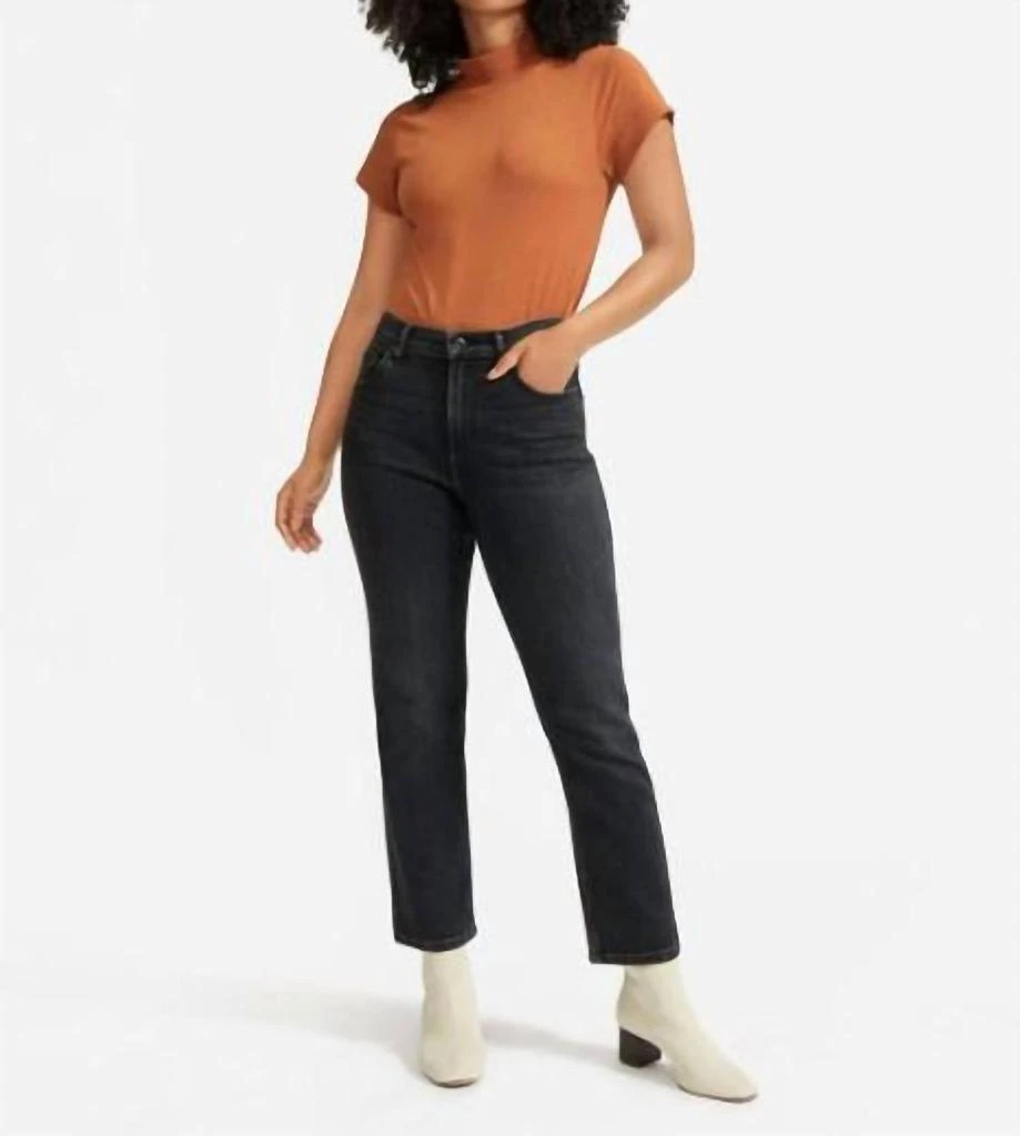 Everlane Everlane - Cheeky Bootcut High Rise Slim Straight Leg Jeans 3