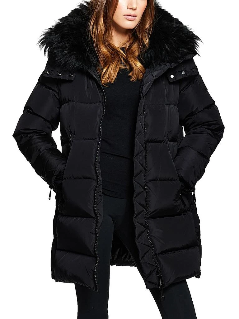 SAM. Addison Shearling-Trimmed Down Coat 2