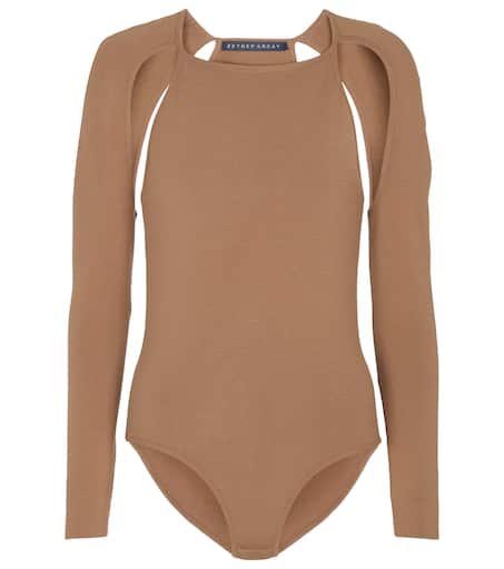 Zeynep Arçay Cutout knit bodysuit
