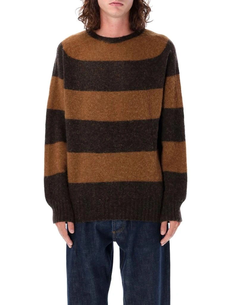YMC YOU MUST CREATE YMC Striped Shetland Pullover 1