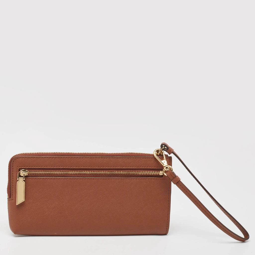 DKNY DKNY Brown Leather Wristlet Wallet 6