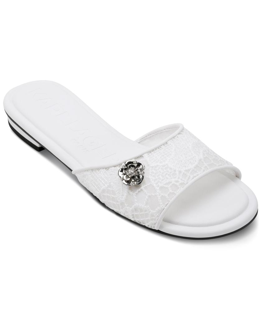 Karl Lagerfeld Paris CELIN FLORAL FLAT SLIDE