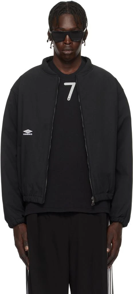 Umbro Black Padded Bomber Jacket 1