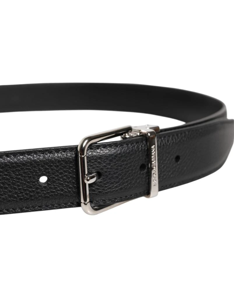 Dolce & Gabbana Leather Metal Buckle Men's Belt 3