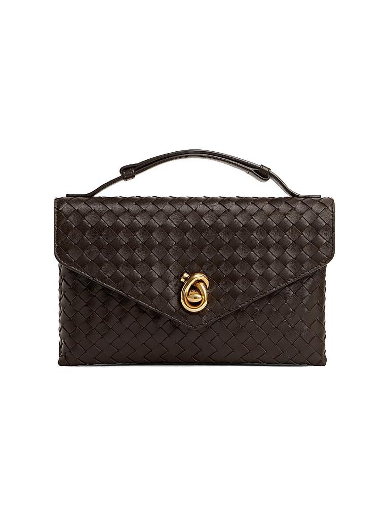 Bottega Veneta Bang Bang Vanity Intrecciato 迷你皮革手提包