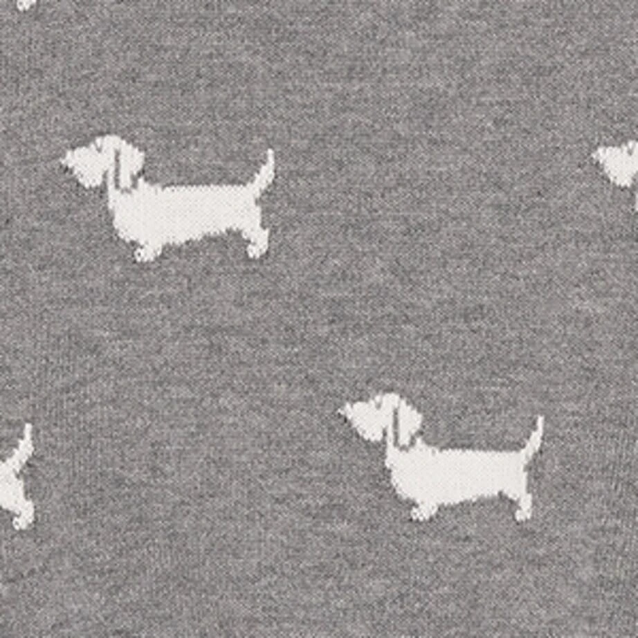 Thom Browne Cotton Dog Print Sweater (2-12 Years) 4