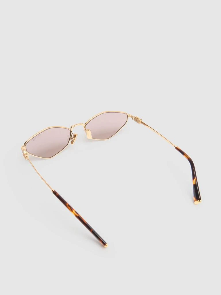 Miu Miu Hexagonal Metal Sunglasses 3