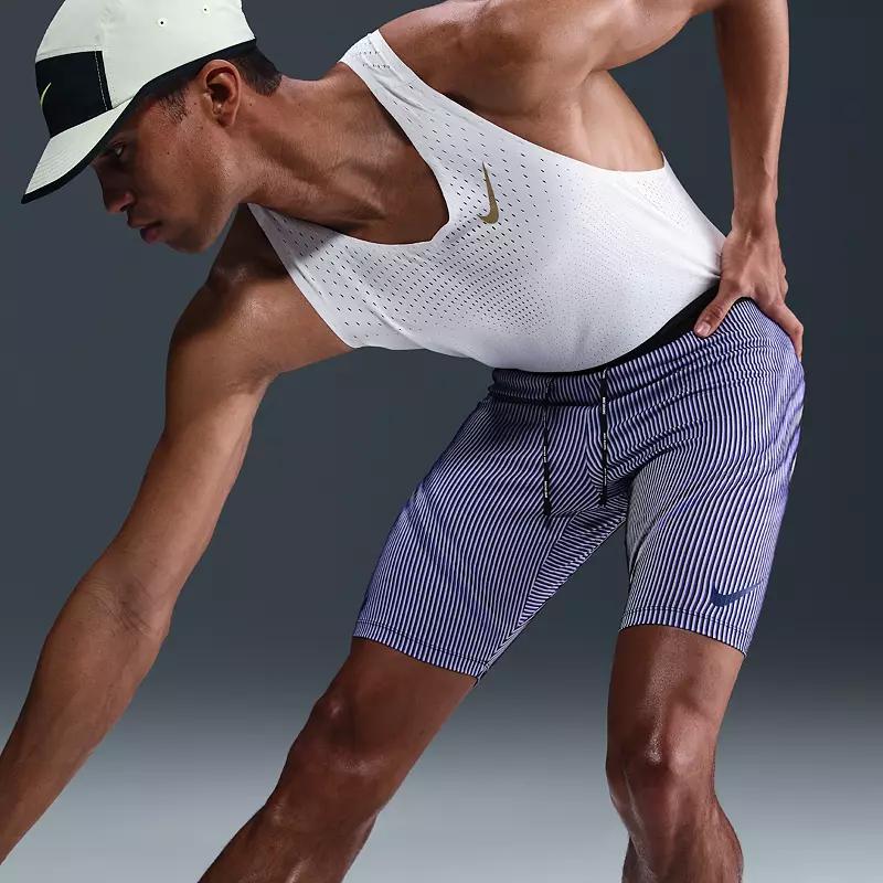 Shop Nike Men's Dri-FIT ADV AeroSwift 1/2 Length Running Tights on
