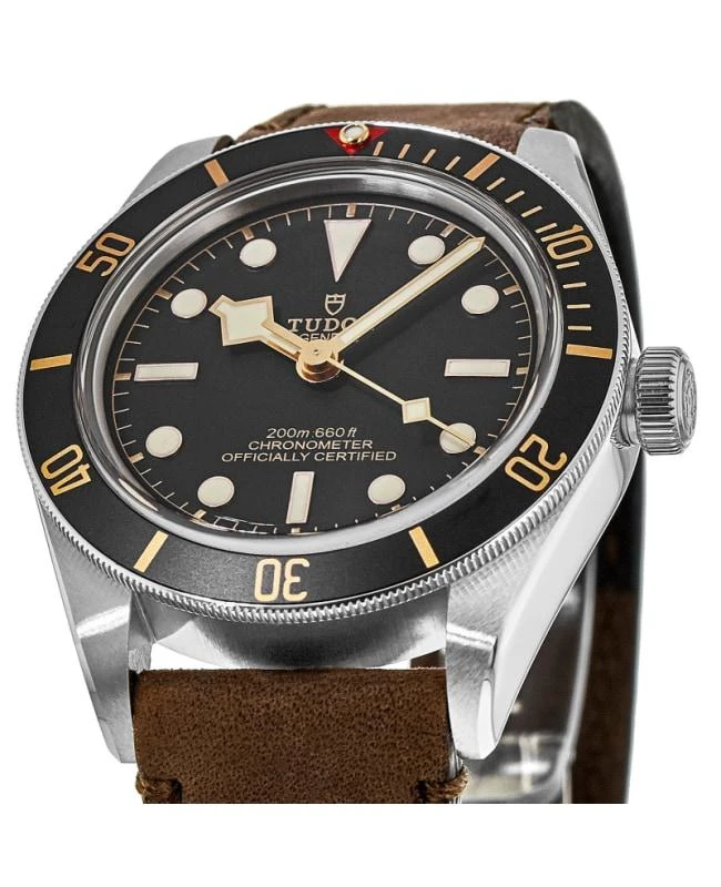 Tudor Tudor Black Bay Fifty-Eight Black Dial Brown Leather Strap Men's Watch M79030N-0002 2