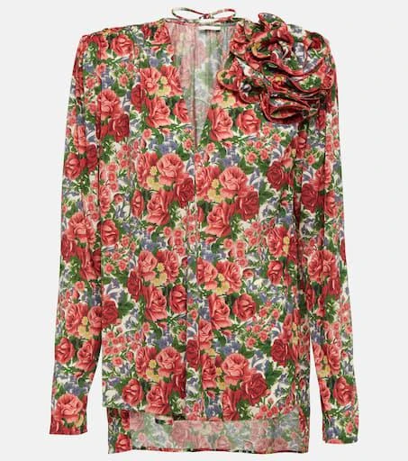 Magda Butrym Floral blouse 1