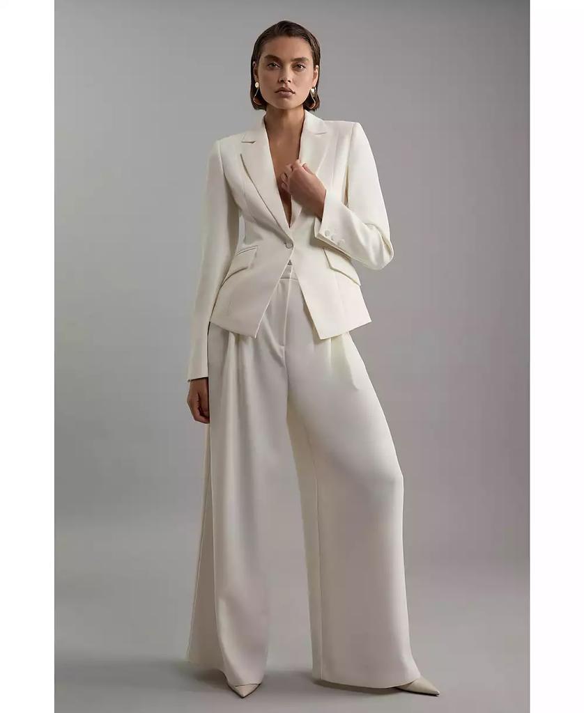 KAREN MILLEN Women's Crepe Blazer Jacket