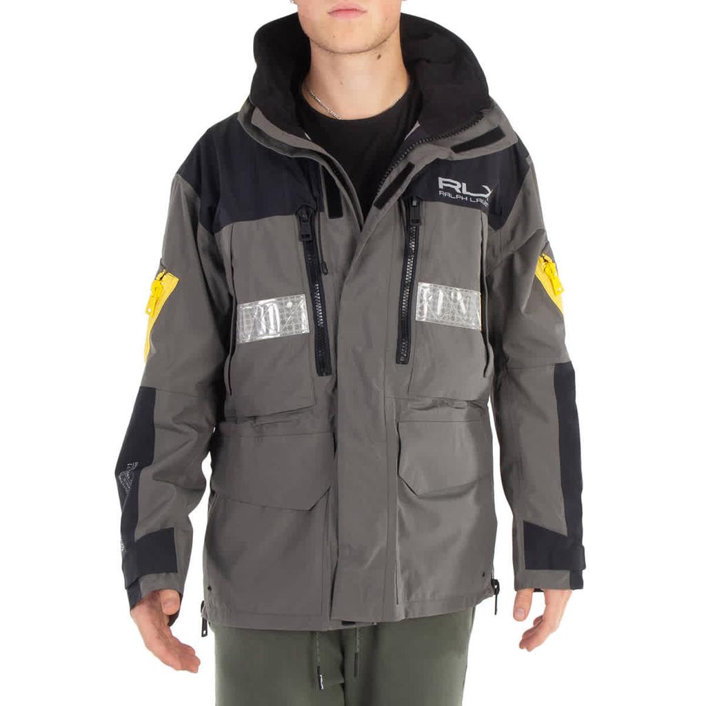 RLX Ralph Lauren グレー ジャケット US/XL Ralph Lauren Grey RLX Water Repellent Hooded Jacket - Polo