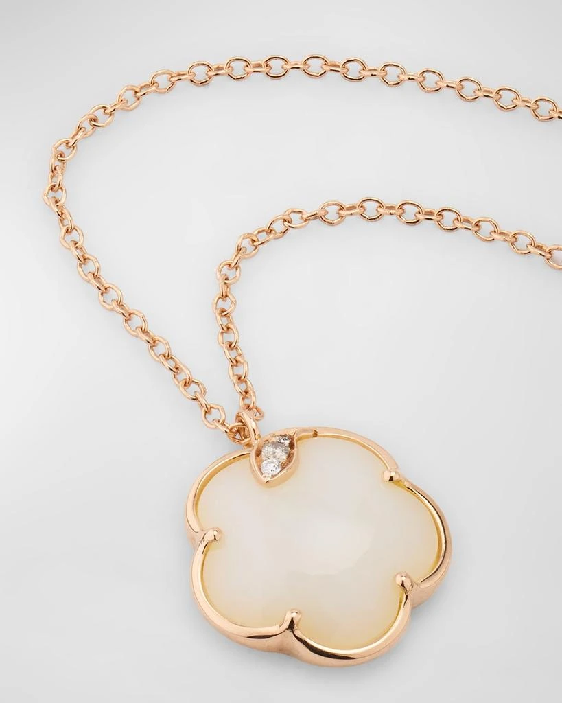 Pasquale Bruni Petit Joli 18K Rose Gold Pendant Necklace with Mother-of-Pearl and Diamonds 3