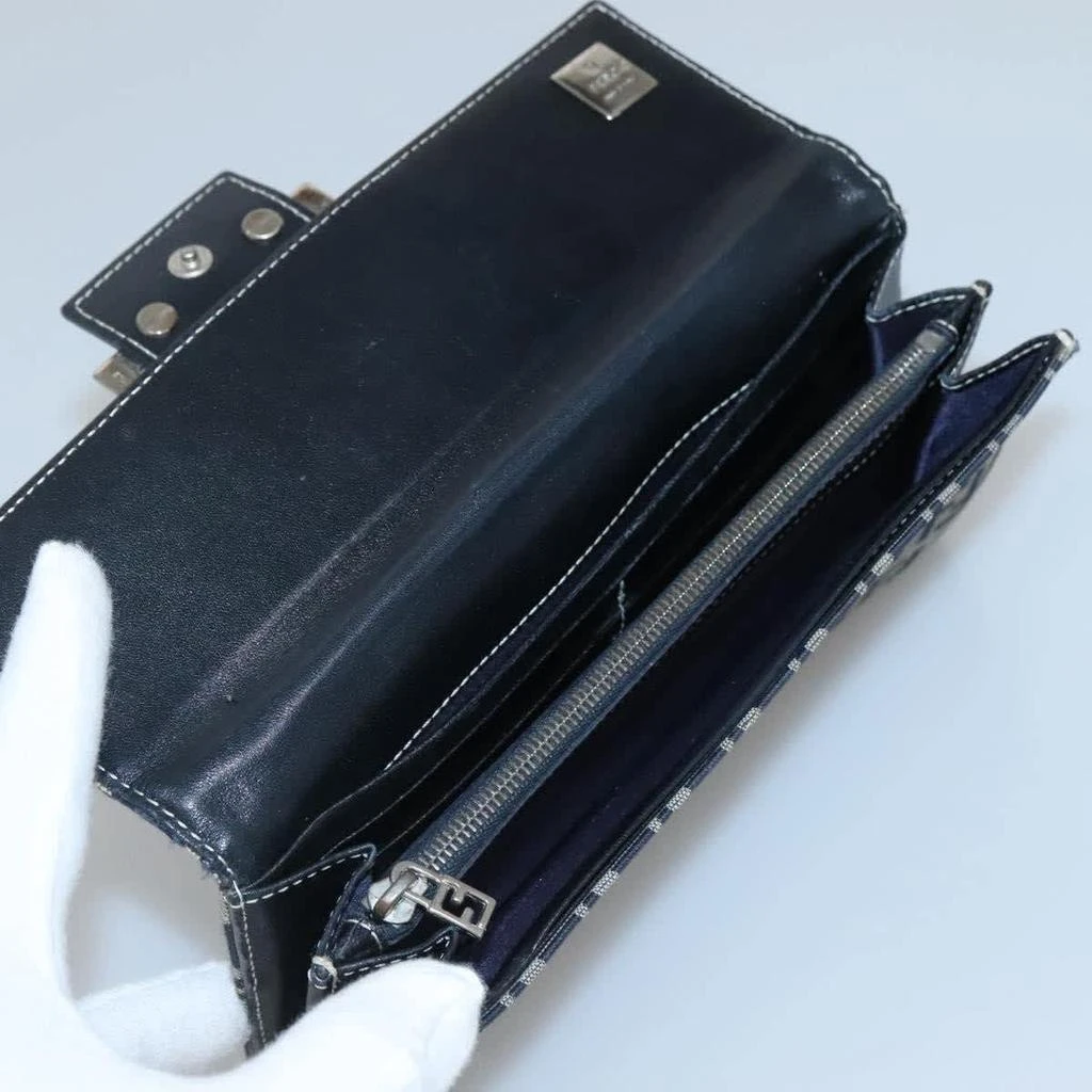 Fendi Ff Continental Wallet Canvas Canvas Wallets Accessory (Pre-Owned) 5