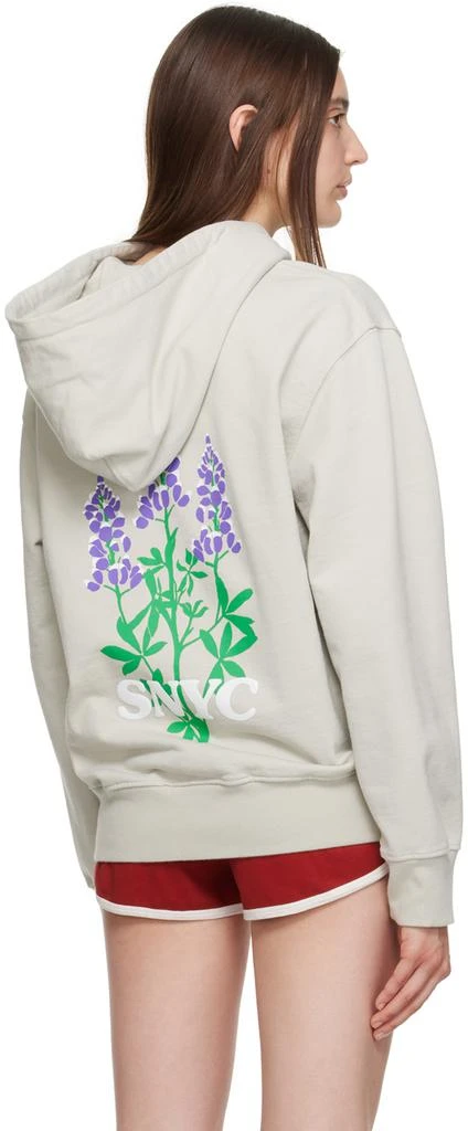 Saturdays NYC Gray Ditch 'Blue Bonnets' Hoodie 3