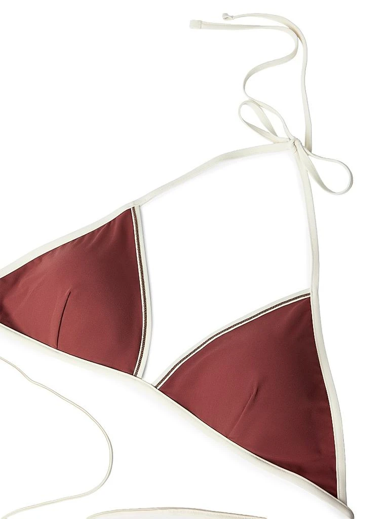 Brunello Cucinelli Techno Jersey Bikini Top 4