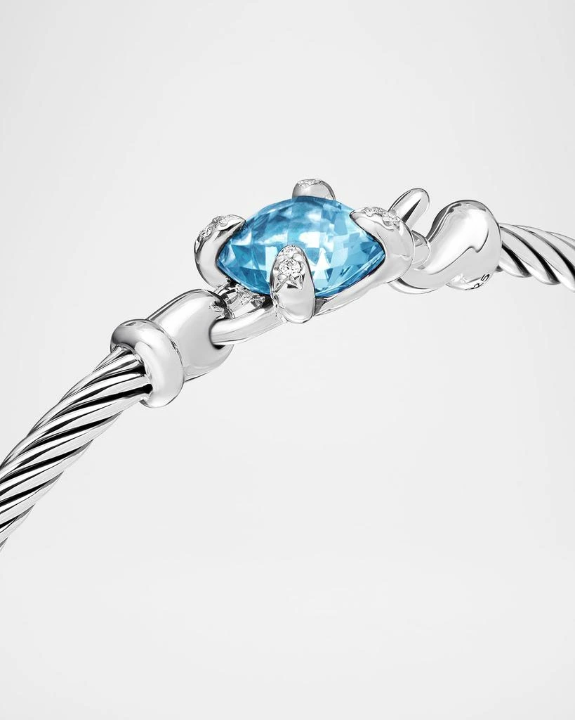 David Yurman Chatelaine Pave Prong Bracelet with Stone 5