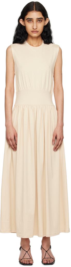 Totême Off-White Sleeveless Midi Dress