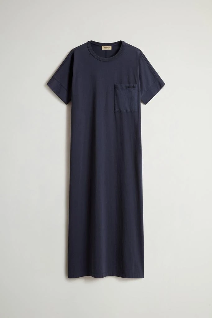 Woolrich Pure Cotton Dress - Women - Blue 5