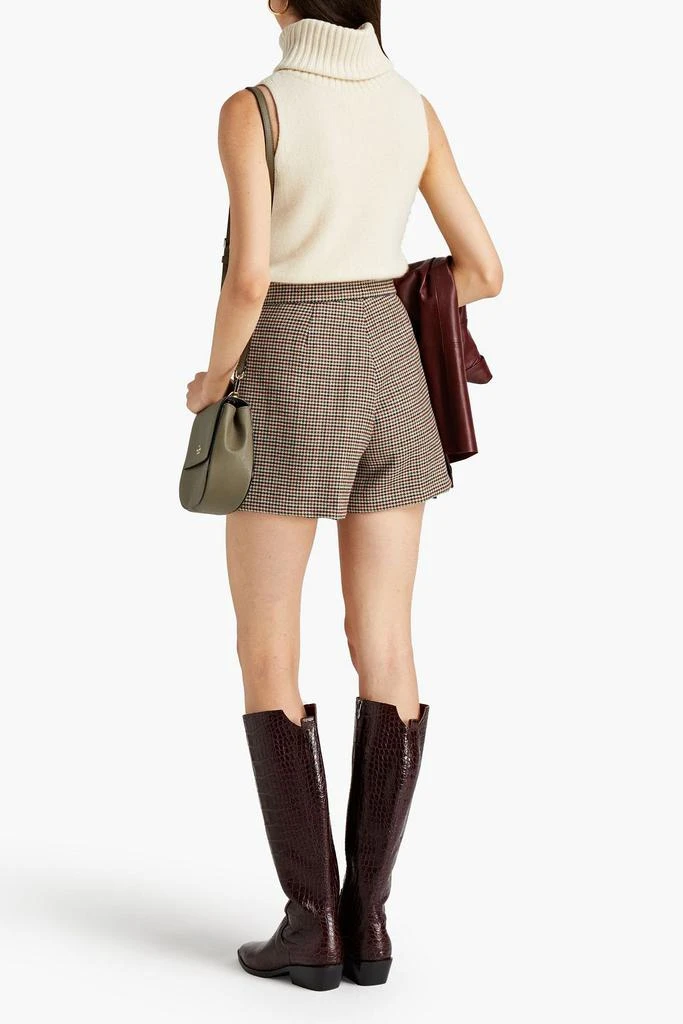 Sandro Houndstooth tweed shorts 3