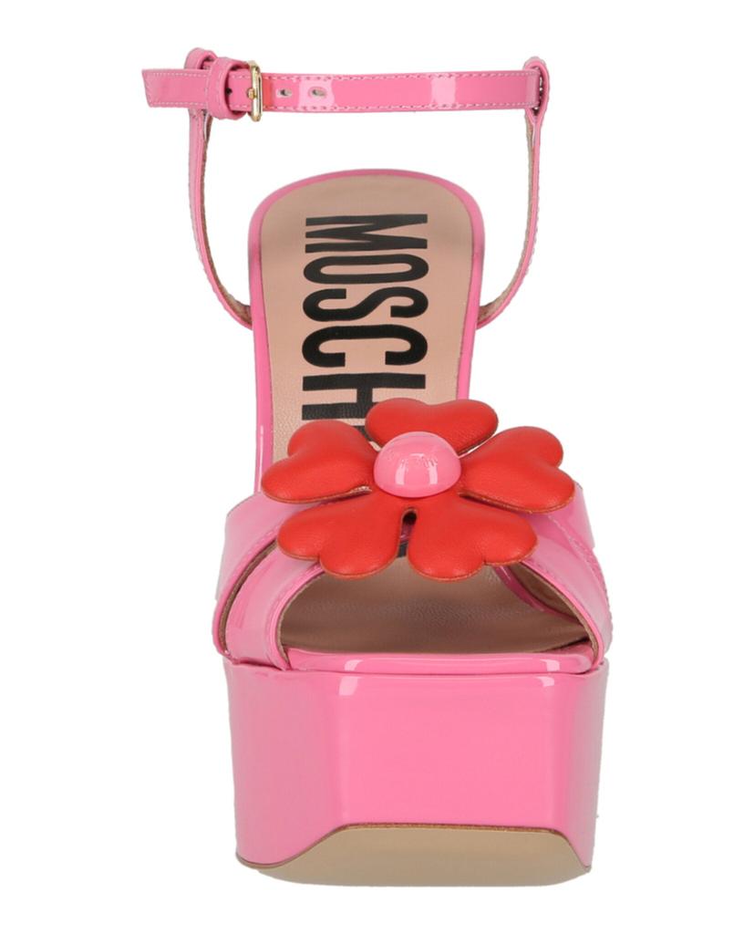 Moschino Flower-appliqué Platform Sandals - Shoes - Compare