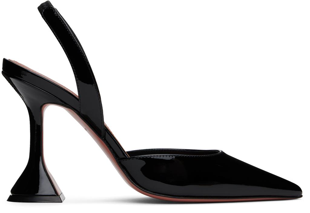 Amina Muaddi Grape leather Charlotte pumps - High Heels
