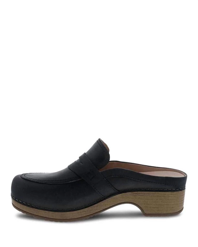 Dansko Women's Bel Penny Mule In Oiled Black 3