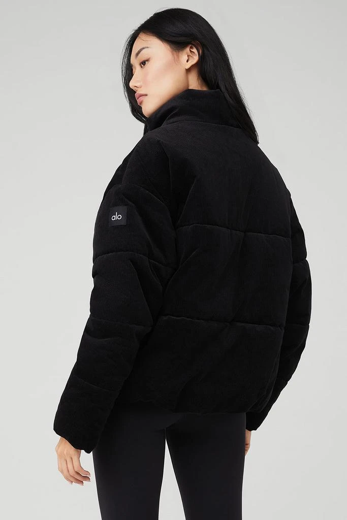 Alo Corduroy Stage Puffer - Black 2