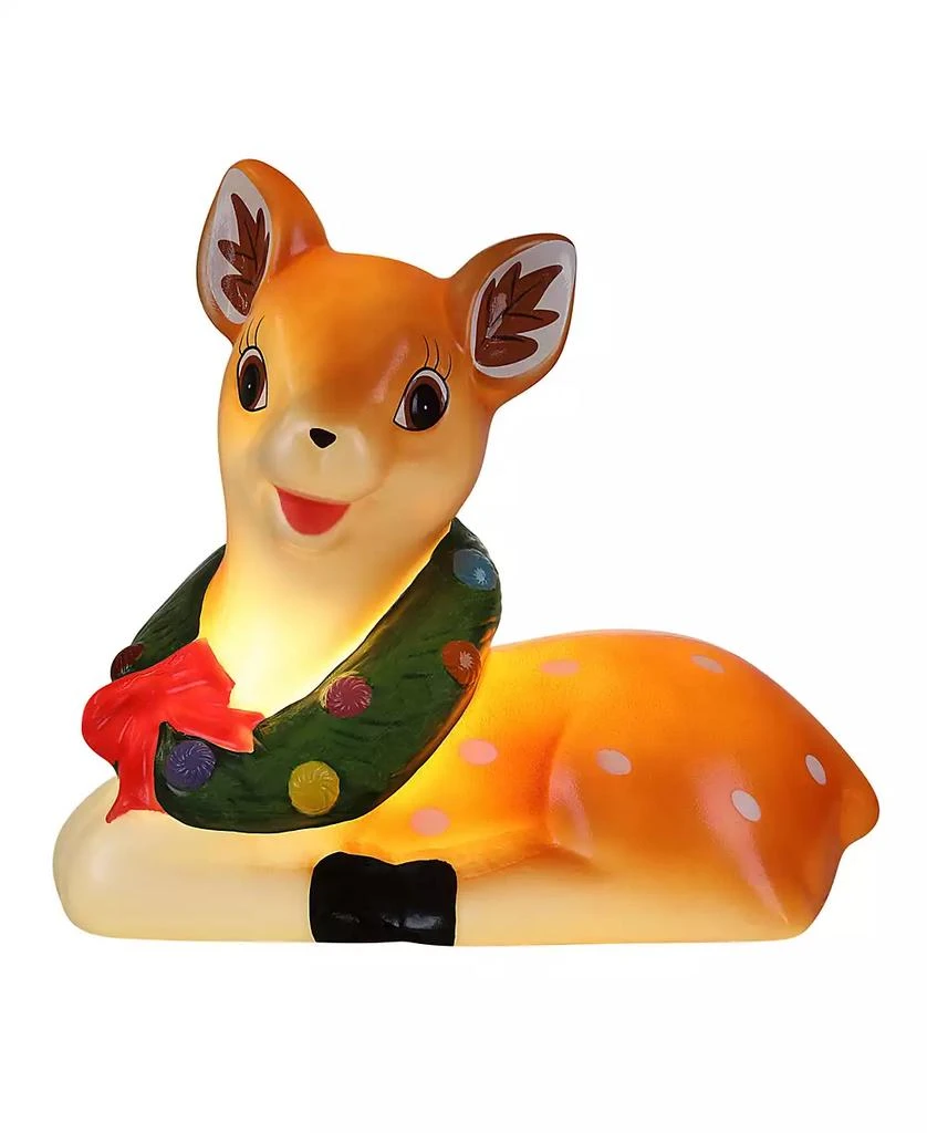Mr. Christmas Nostalgic Blow Mold Figure - 10" Reindeer 1