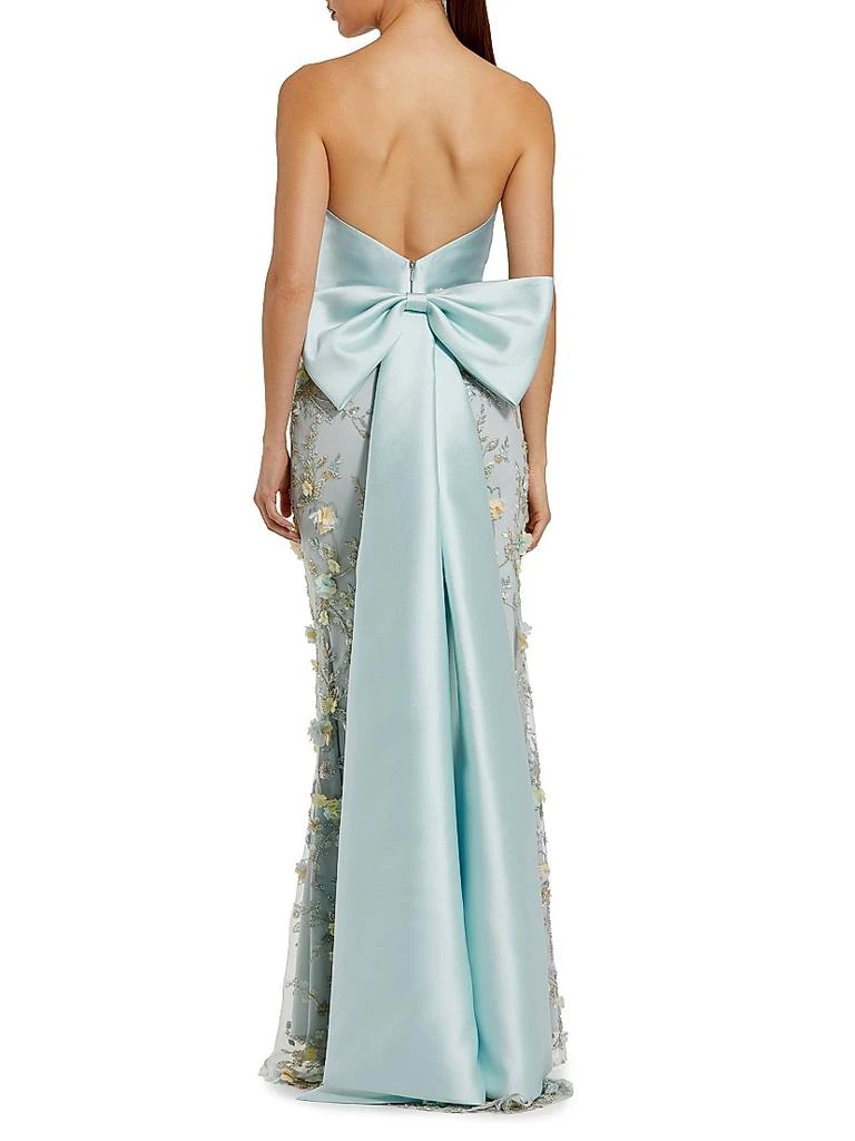 Mac Duggal Sequin-Embellished Bow Column Gown 2