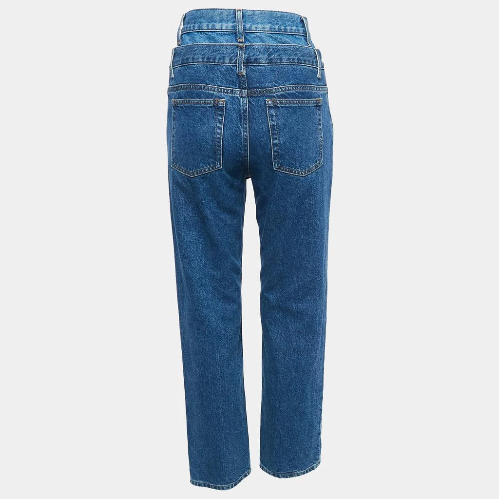 Sandro Sandro Blue Denim Double Waist Detail Jeans S Waist 25" 2