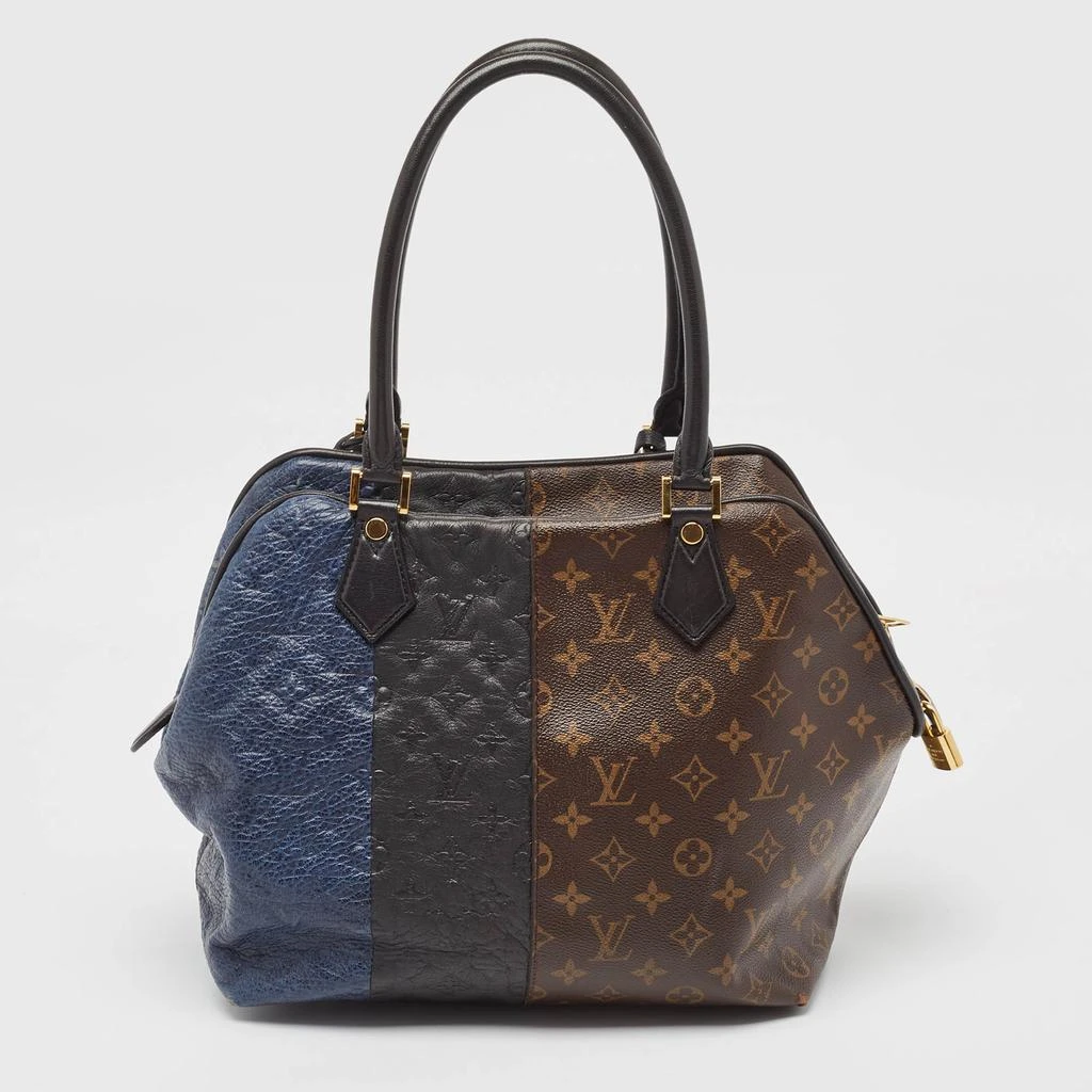 Louis Vuitton Louis Vuitton Marine Monogram Canvas and Leather Limited Edition Blocks Zipped Bag 4