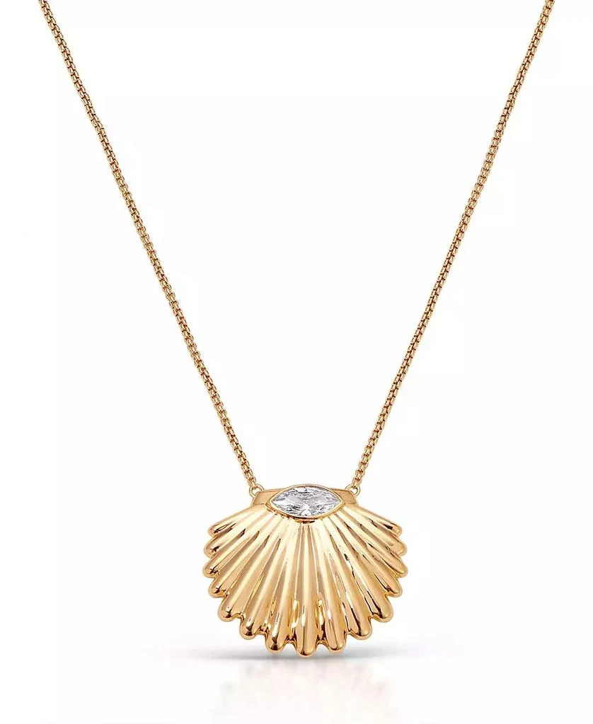 Ettika Jewelry Scallop Crystal Necklace 1