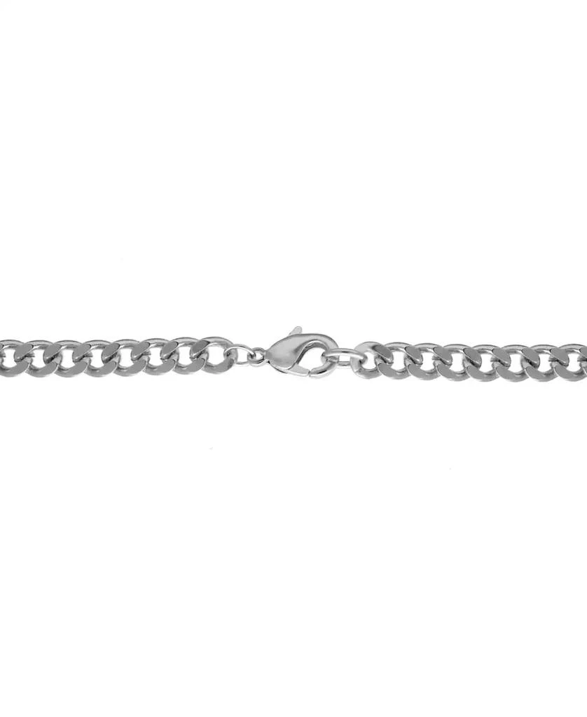 Essentials Curb Chain Necklace, Gold Plate and Silver Plate 24" 2