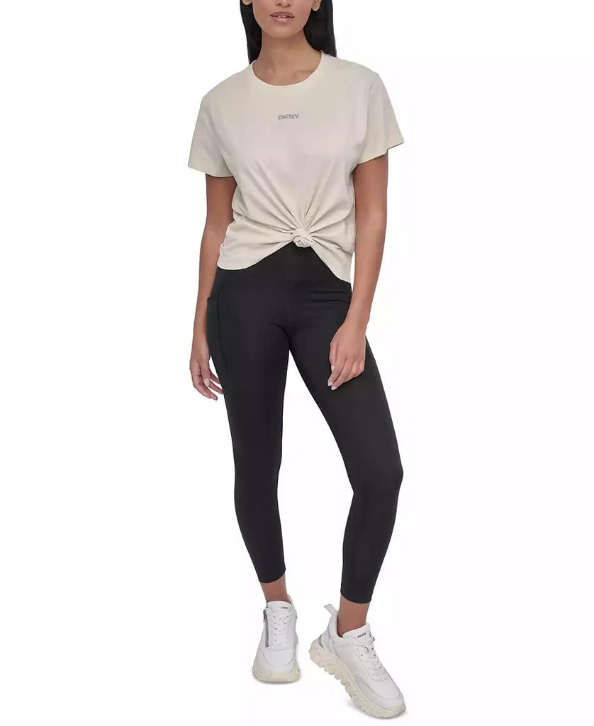 DKNY Women's Studded-Logo T-Shirt 1