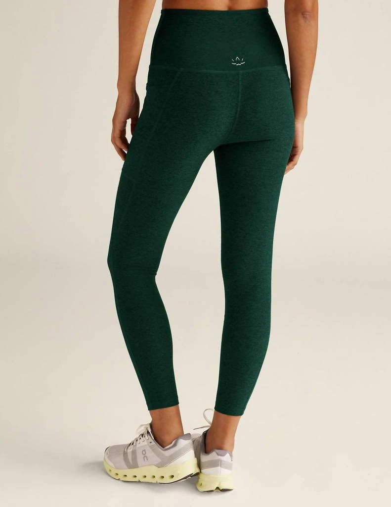 Beyond yoga Spacedye Out Of Pocket Legging In Dark Spruce Green Heather 2