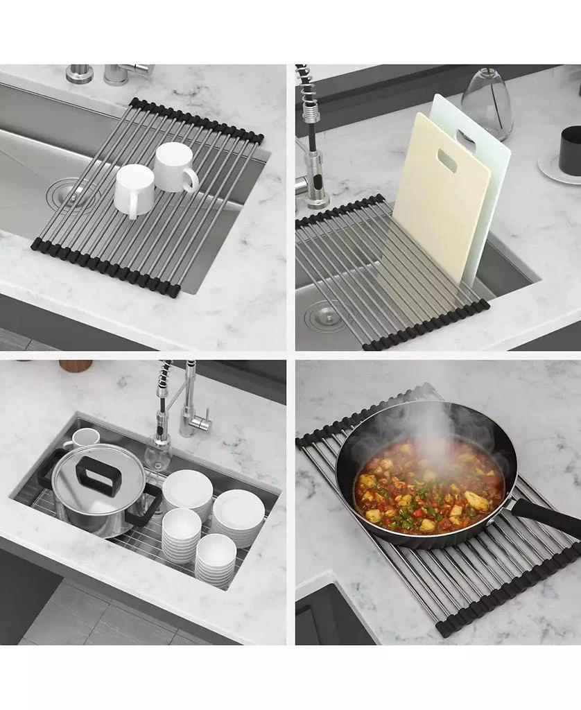 Flynama 30x18x5.5inch ADA Compliant Kitchen Sink Undermount Stainless Steel Single Bowl 16 Gauge 7