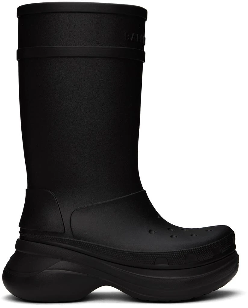 Balenciaga Black Crocs Edition Boots 1