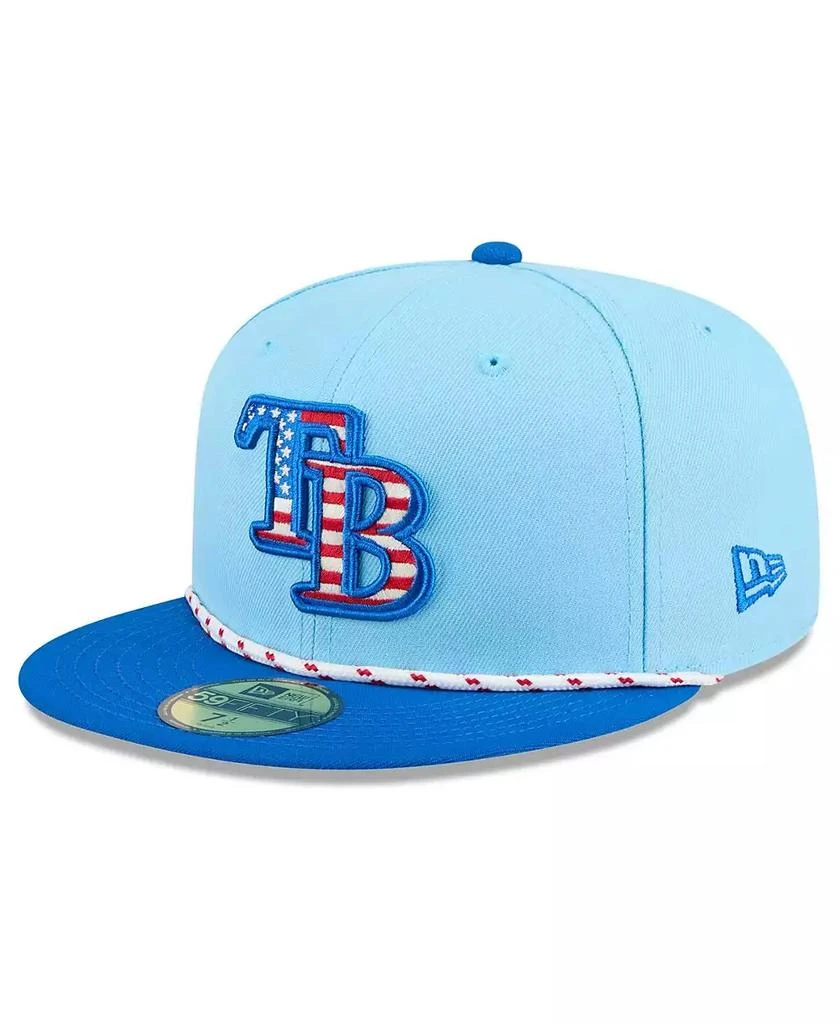 New Era Men's Light Blue/Blue Tampa Bay Rays 2025 Fourth of July ...