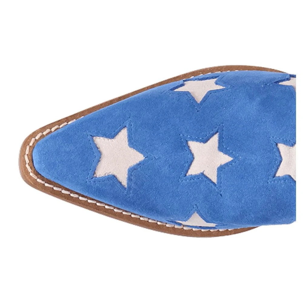 Dingo Super Star Fringe Tooled Inlay Snip Toe Cowboy Boots 4