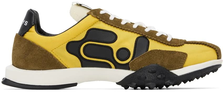 Eytys Khaki & Yellow Eros Sneakers 1