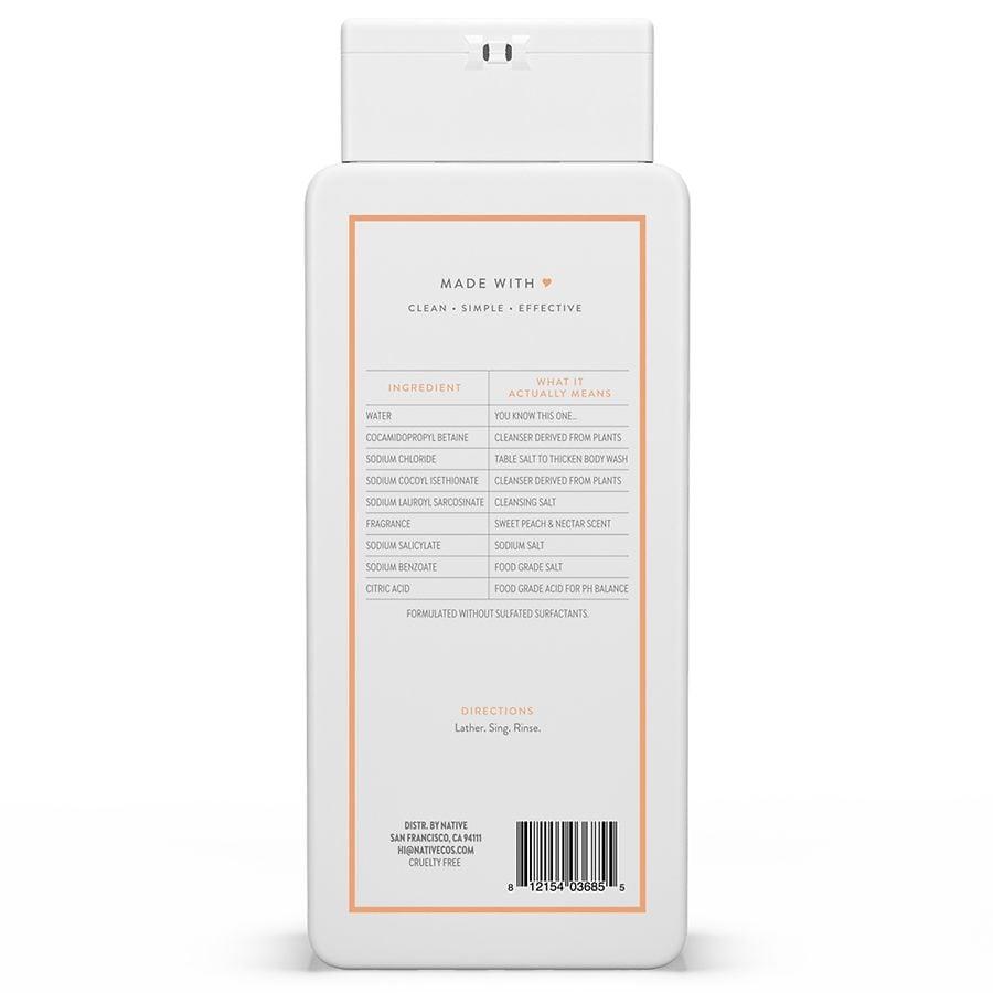 Native Body Wash Sweet Peach & Nectar