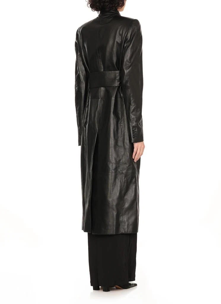 Khaite Leather Coat 4